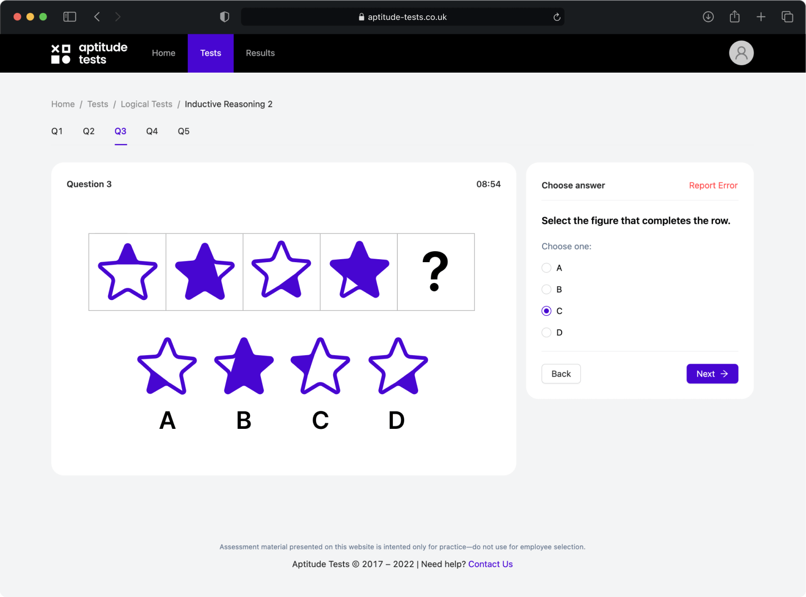 AECOM Inductive Reasoning Tests — Aptitude Tests