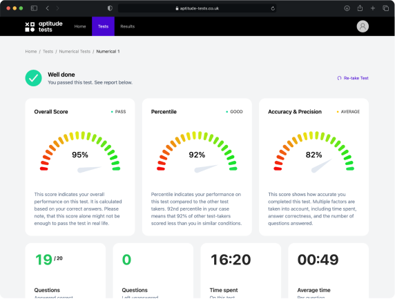 Unilever — Aptitude Tests